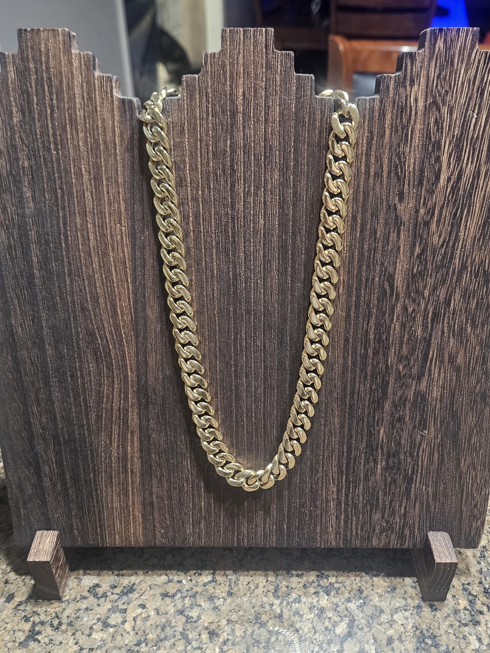14k Gold Plated Monaco Gold Cuban Links Chain 14.3mm 24"